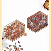 Welcome to My Little World DIY 3D Scene Stickers– Bakery & Library 3D Scenes